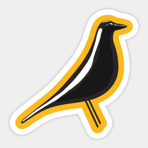 House Bird Sticker by Teephemera